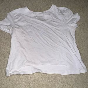 White cropped tee!